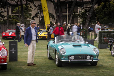 TRIBUTE TO FERRARI SPIDERS PEBBLE BEACH 2018